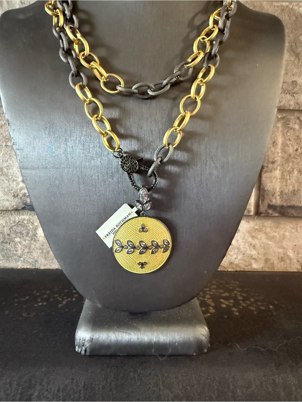 Freida Rothman 36in Lumi necklace with Sterling Enhancer